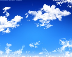 Gambar 4. Warna biru langit akibat fenomena polarisasi karena hamburan